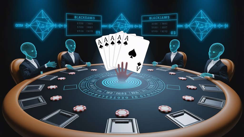 machines playing casino cards