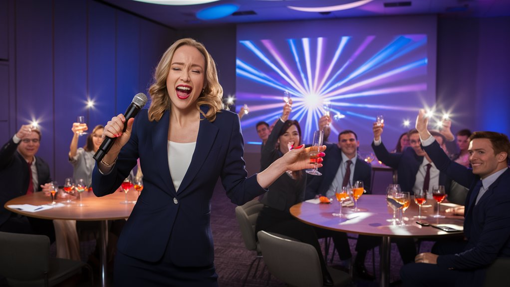 corporate karaoke team building