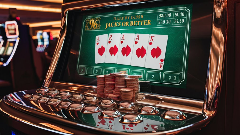 electronic card gambling game