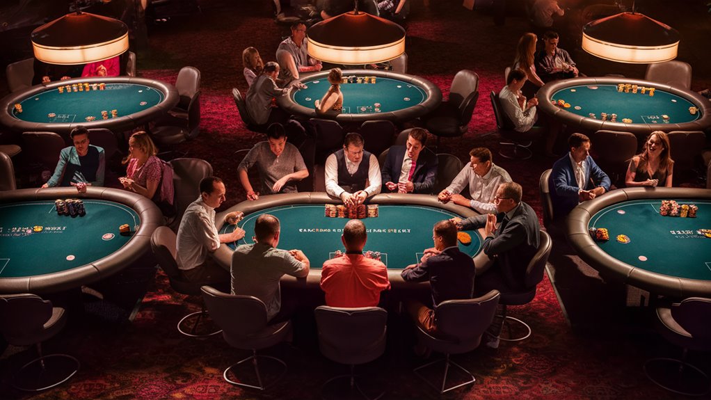 real time digital gambling tables