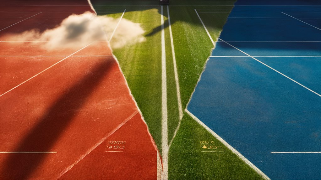 tennis ground surface types